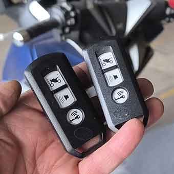 Honda motor anahtarı yedek anahtar